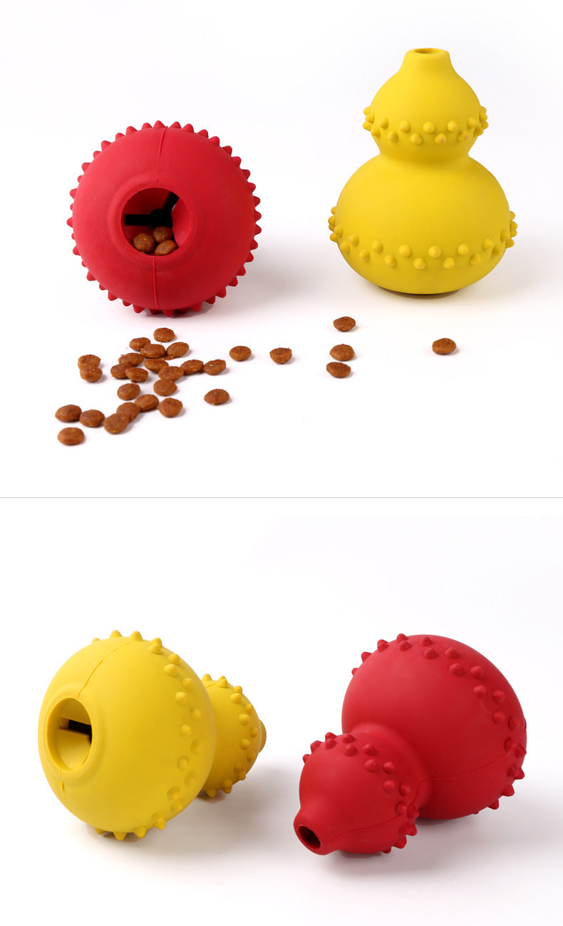 Juguete de Goma Natural para Perros — Resistente a Mordidas y Limpieza Dental